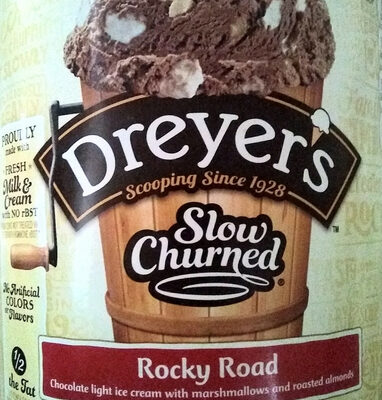 Rocky Road Light Ice Cream, Rocky Road