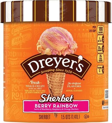 Berry Rainbow Sherbet, Berry Rainbow