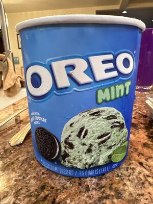 Mint Oreo Frozen Dairy Dessert, Mint Oreo