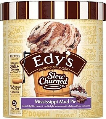 Light Ice Cream, Mississippi Mud Pie