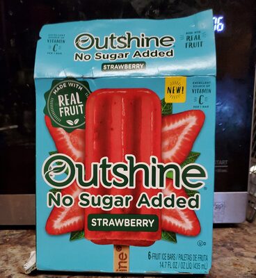 Strawberry Fruit Ice Bars, Strawberry