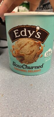 Caramel Delight Caramel Light Ice Cream With Swirls Of Golden Caramel, Caramel Delight