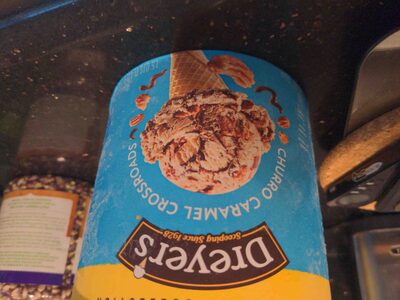 Churro Caramel Crossroads Ice Cream, Churro Caramel Crossroads