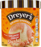 Orange Cream Sherbet & Light Ice Cream, Orange Cream