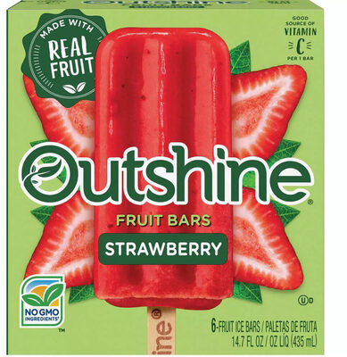 Strawberry Fruit Ice Bars, Strawberry
