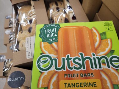 Tangerine Fruit Ice Bars, Tangerine