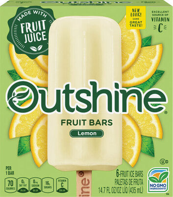 Lemon Fruit Ice Bars, Lemon
