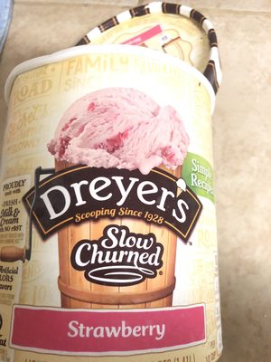 Strawberry Light Ice Cream, Strawberry
