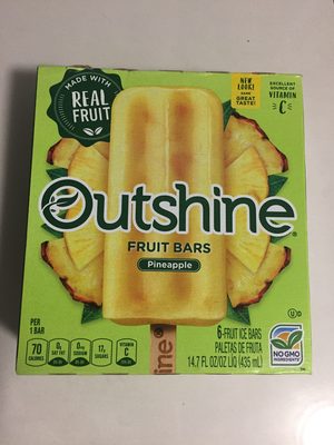 Pineapple Fruit Ice Bars, Pineapple