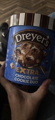 Cookie Cobblestone Chocolate Ice Cream, Cookie Dough, Marshmallow Swirls, Crushed Chocolate Cookie Pieces, Cookie Cobblestone