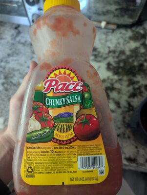 Pace Chunky Medium Salsa, 64 oz Bottle