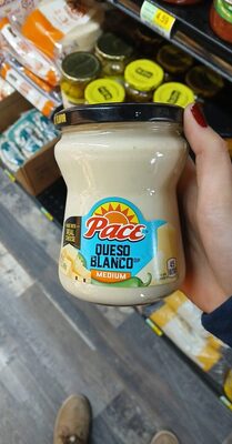 Pace Medium Queso Blanco Cheese Dip, 15 oz Jar