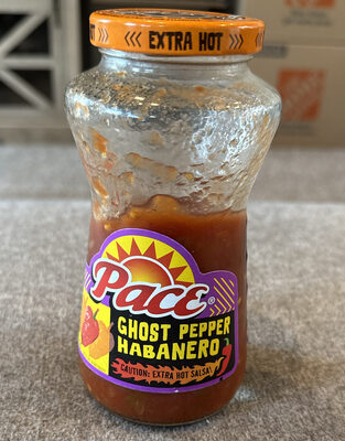 Pace Ghost Pepper Habanero Extra Hot Salsa, 16 oz Jar