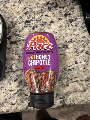 Pace Signature Sauces Hot Honey Chipotle Sauce, 11.1 oz Bottle