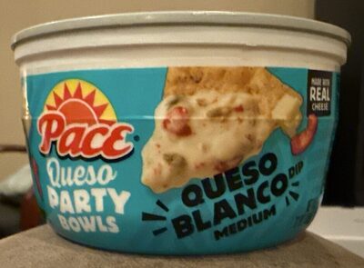 Pace Queso Blanco Dip, Cheese Dip, 11 oz Microwavable Bowl