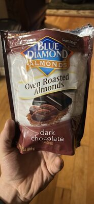 Dark Chocolate Flavored Oven Roasted Almonds, Dark Chocolate