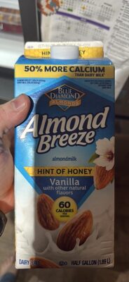 Vanilla Hint Of Honey Almondmilk, Vanilla