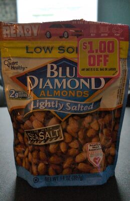 Lightly Salted Low Sodium Almonds, Lightly Salted