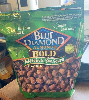 Wasabi & Soy Sauce Flavored Almonds, Wasabi & Soy Sauce