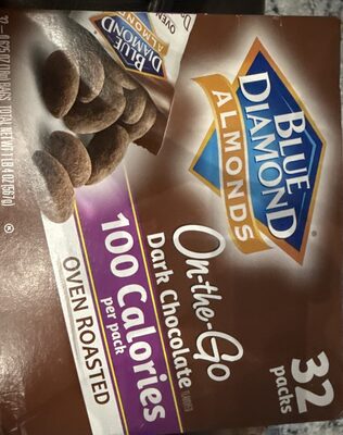 Dark Chocolate Flavored Oven Roasted Almonds, Dark Chocolate