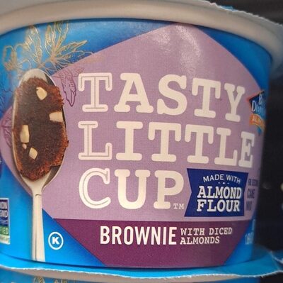 Brownie With Diced Almonds Cake Mix, Brownie With Diced Almonds