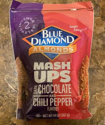 Dark Chocolate And Chili Pepper Flavored Almonds, Dark Chocolate And Chili Pepper