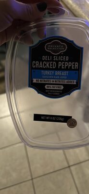 Cracked Pepper Deli Sliced Turkey Breast, Cracked Pepper
