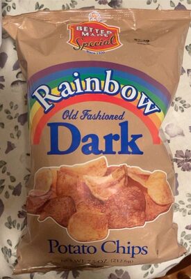 Old Fashioned Dark Rainbow Potato Chips, Old Fashioned Dark