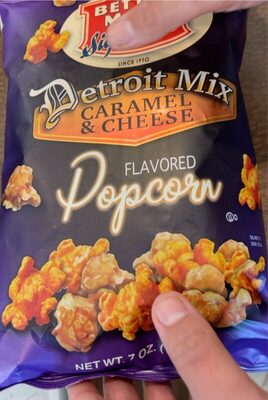 Detroit Mix Caramel & Cheese Popcorn, Detroit Mix Caramel & Cheese
