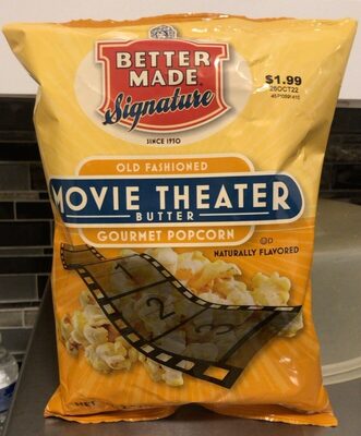 Movie Theater Butter Flavored Old Fashioned Gourmet Popcorn, Movie Theater Butter