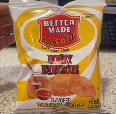 Honey Barbecue Flavored Potato Chips, Honey Barbecue