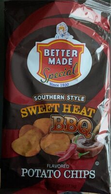 Southern Style Sweet Heat BBQ Flavored Potato Chips, Southern Style Sweet Heat BBQ