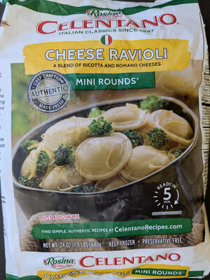 Mini Rounds Cheese Ravioli, Cheese