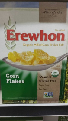 Corn Flakes Organic Milled Corn & Sea Salt, Corn Flakes