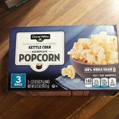 Kettle Corn Microwave Popcorn, Kettle Corn