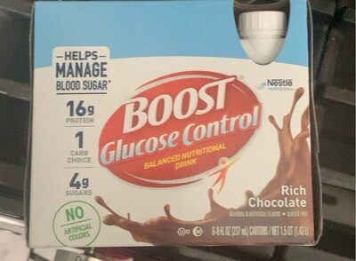 Rich Chocolate Glucose Control Balanced Nutritional Drink, Rich Chocolate