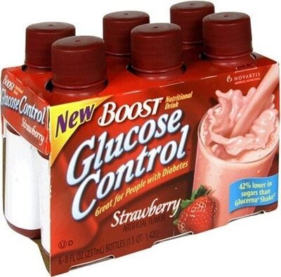Glucose Control Balanced Nutritional Drink, Creamy Strawberry, Creamy Strawberry