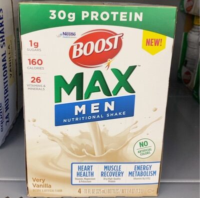 Very Vanilla Flavor Men Nutritional Shake, Very Vanilla