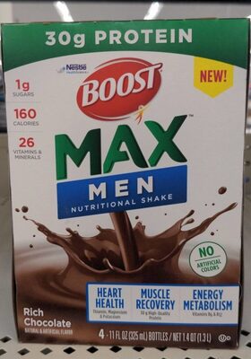 Rich Chocolate Flavor Men Nutritional Shake, Rich Chocolate