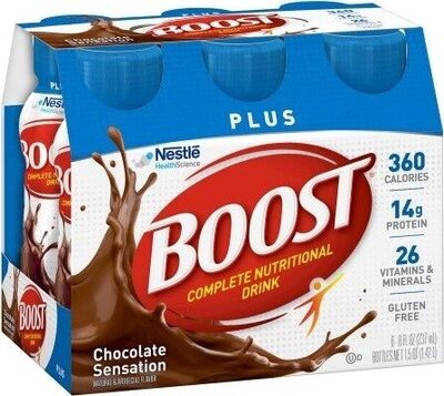 Plus Balanced Nutritional Drink, Rich Chocolate, Rich Chocolate
