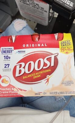 Original Balanced Nutritional Drink, Peaches & Creme, Peaches & Creme