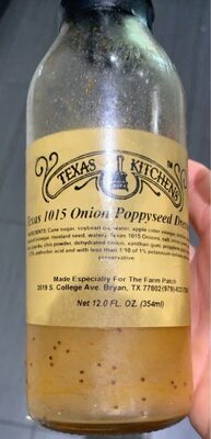 Tacoma Boys, Walla Walla Sweet Onion & Poppyseed Dressing