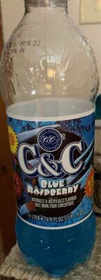 Blue Raspberry Flavored Juice Drink From Concentrate, Blue Raspberry