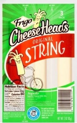 Original Low Moisture Part Skim Mozzarella String Cheese, Original