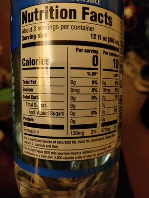 Sparkling Water Beverage, Blueberry Acai