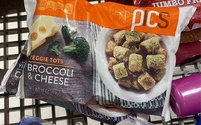 Broccoli & Cheese Veggie Tots, Broccoli & Cheese