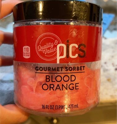 Blood Orange Gourmet Sorbet, Blood Orange