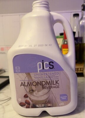 Unsweetened Vanilla Flavor Almondmilk Beverage, Unsweetened Vanilla