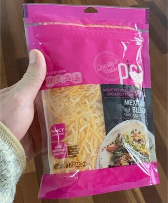 Mexican Blend Shredded Cheese, Mexican Blend