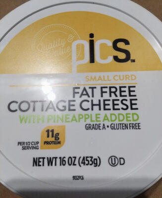 Price Chopper, Small Curd Cottage Cheese, Pineapple, Pineapple